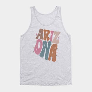 Arizona US State Retro Typography Tank Top